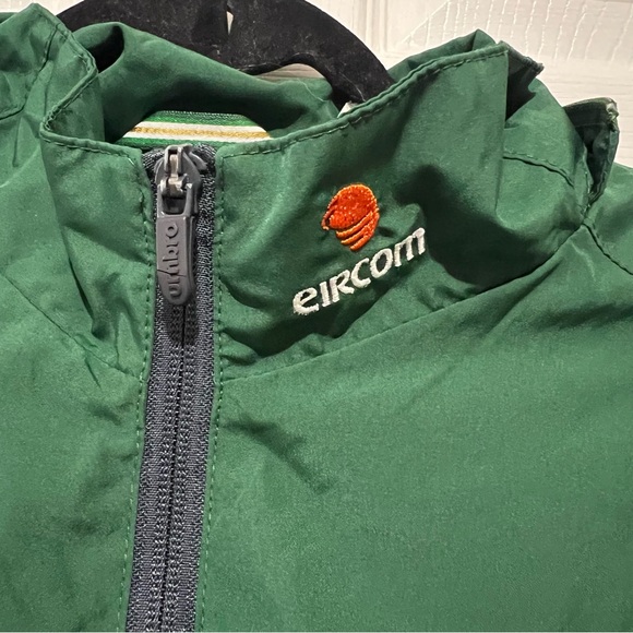 💗 Eircom - Ireland Green Zip Up Windbreaker Jacket‎ - Picture 6 of 9